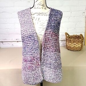 Susan Bristol Cottagecore Woven Cotton Vest SIze S/M